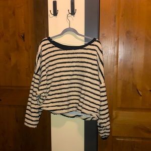 Free People furry sweater!